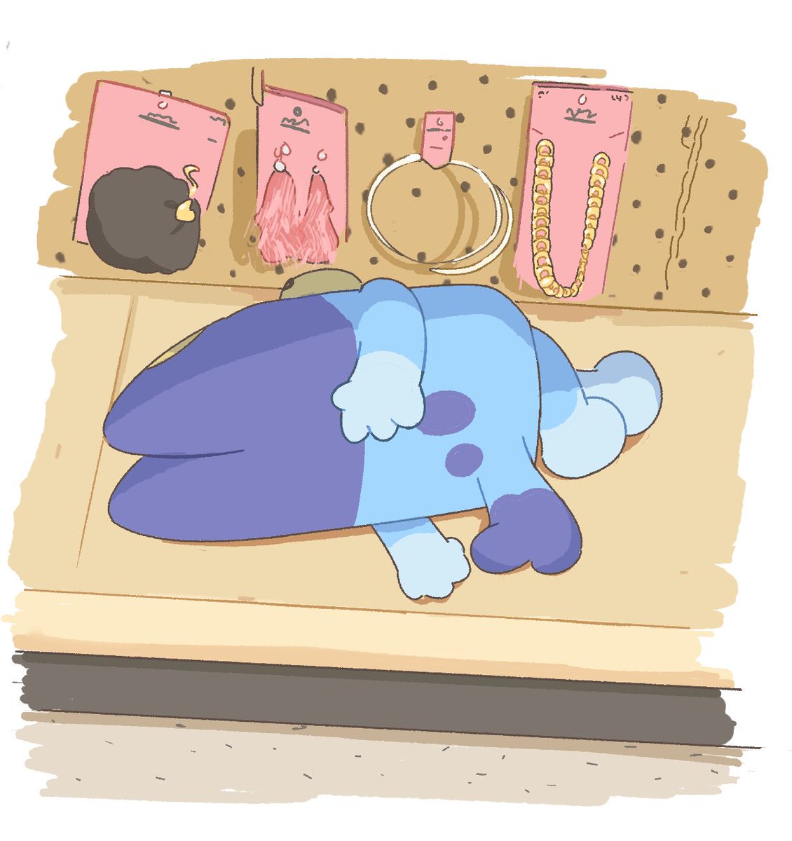 Onipensai's tweet photo. Plushie to art https://t.co/EoQkVhu2GJ