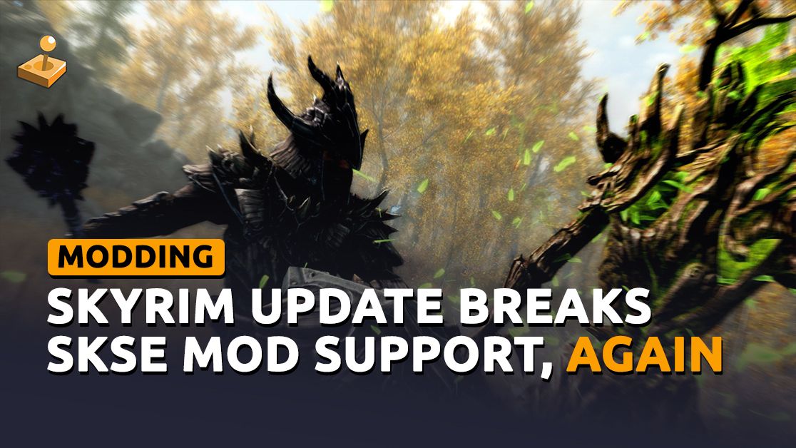 GameFrontCom's tweet photo. Skyrim’s Latest Update Is Frustrating PC Modders, but Good News for Creations on Console 👉 https://t.co/qUKm6H52U4 https://t.co/DRJS4YT3kq