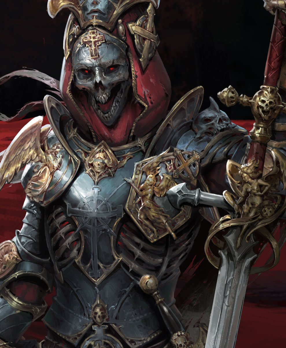 WenmoZhang0Ben's tweet photo. Some drawing detail of the knight design https://t.co/pz6mZ2yI8Y