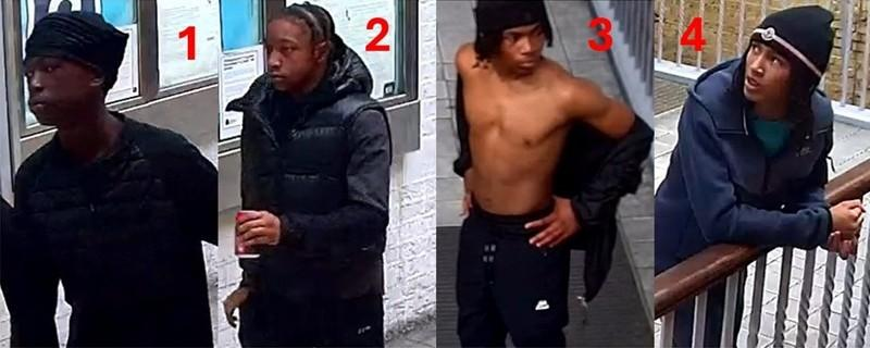 Alexandr4Denman's tweet photo. Police are very keen to find these men who attacked a boy travelling on the train sat by himself , they took his phone and tore his jacket in the struggle in the journey between Beckenham Junction to Shortlands.
The incident happened at around 5.30pm on Friday July 22nd. Anyone who recognises them is asked to contact British Transport Police by texting 61016 or calling 0800 40 50 40.
SO SHARE THEIR FACES LETS GET THEM TO THE POLICE FOR A CHAT!