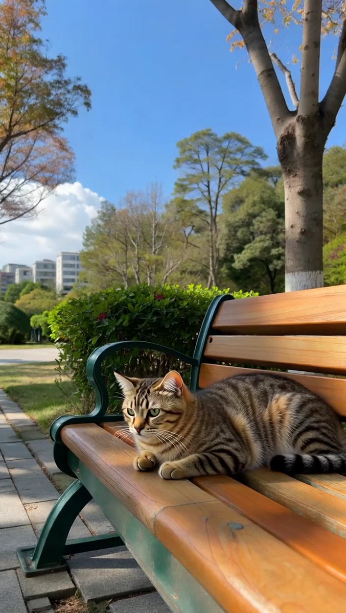 fasaiday21's tweet photo. Busy afternoon in the city – the sun hits the street, and a stray cat’s napping on a store step. Perfect small moment to snap this. https://t.co/zEC8yECgkG