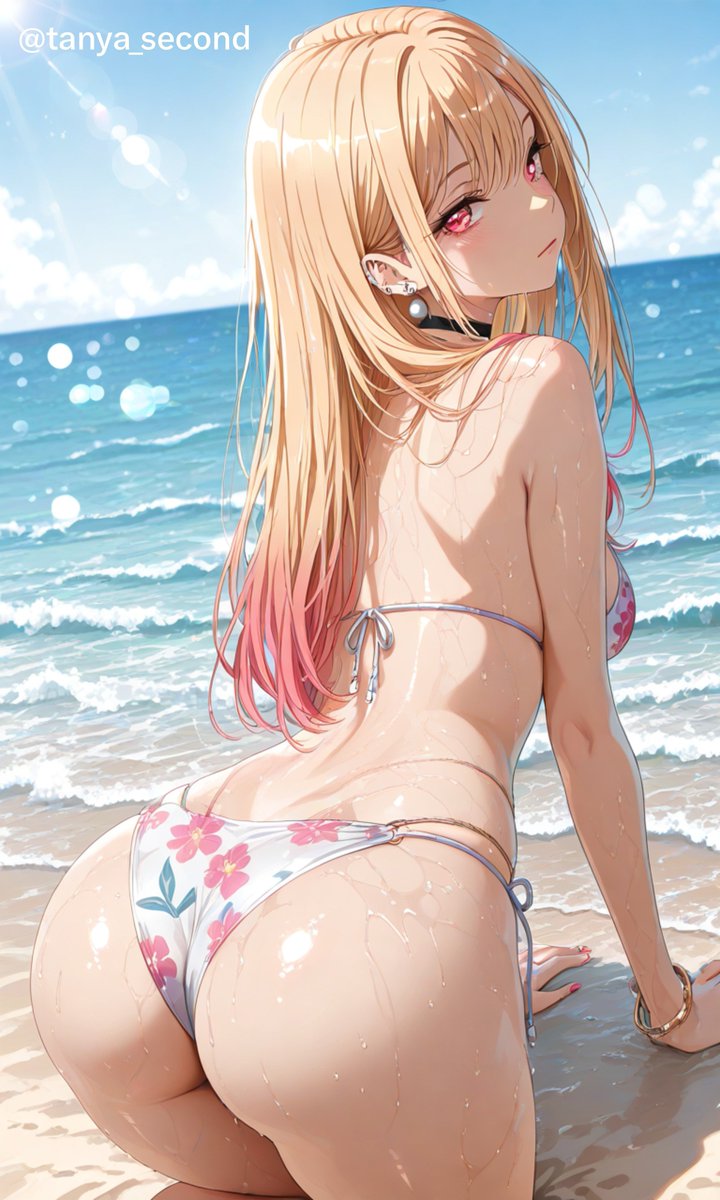 tanya_second's tweet photo. Summer vacation with Marin Kitagawa🌻💖
SFW AI illustration.

その着せ替え人形は恋をする／着せ恋

​#喜多川海夢  #AIart https://t.co/trnE3waShP
