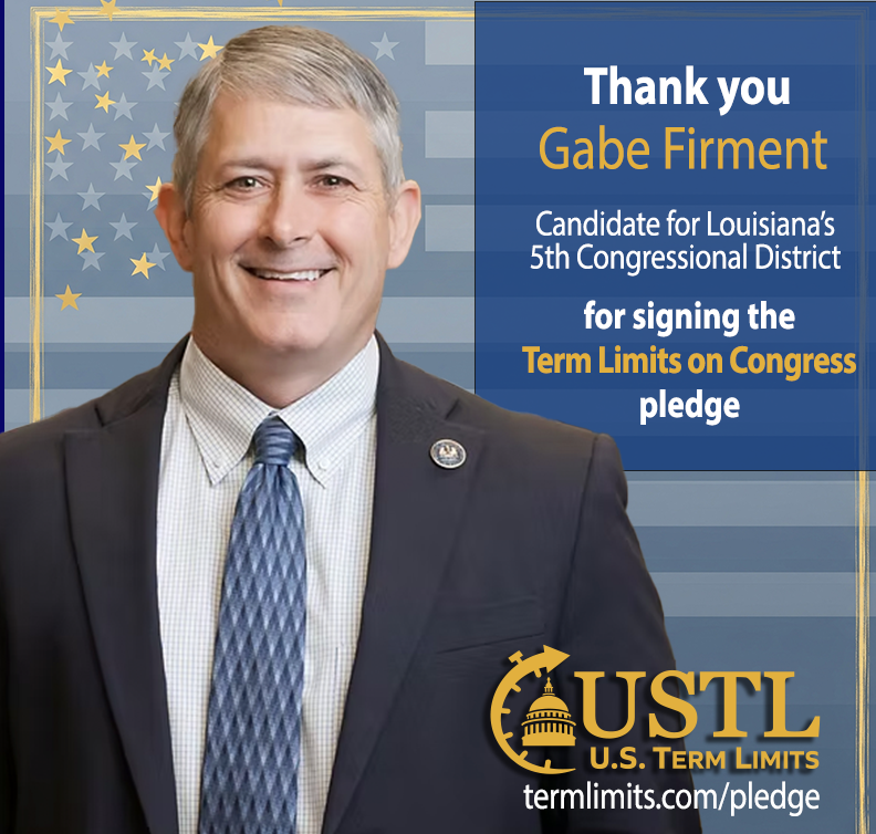 USTermLimits's tweet photo. Advocating for change starts with action. Thank you, Gabe Firment, for signing the #termlimits  on Congress pledge.
https://t.co/Z5lXflavVr https://t.co/D4ld4llCiW