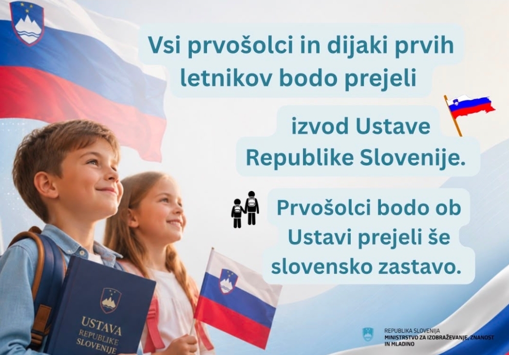 mizm_rs's tweet photo. Posebna popotnica ob začetku nove šolske poti: zastava in ustava. 
https://t.co/iVeQu930Zd https://t.co/G8c5nk2Vua