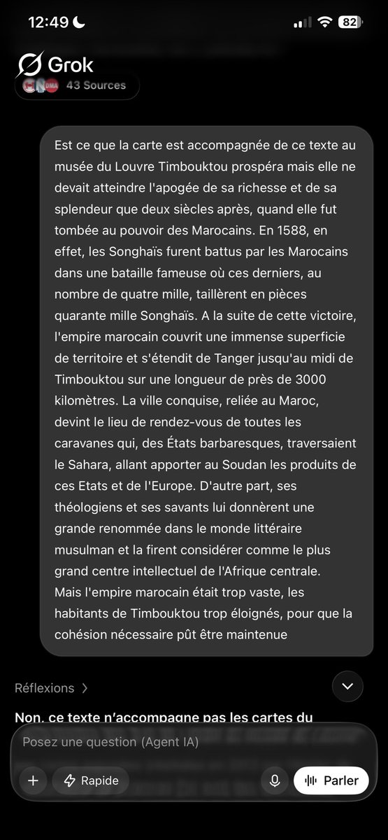 dzingeur85's tweet photo. Le Louvre n a jamais exposé se texte ridicule et scienpo a rien avoir avec le texte la carte a été créé par science po mais ça rien avoir avec le Maroc https://t.co/ie5JM1nI8Z