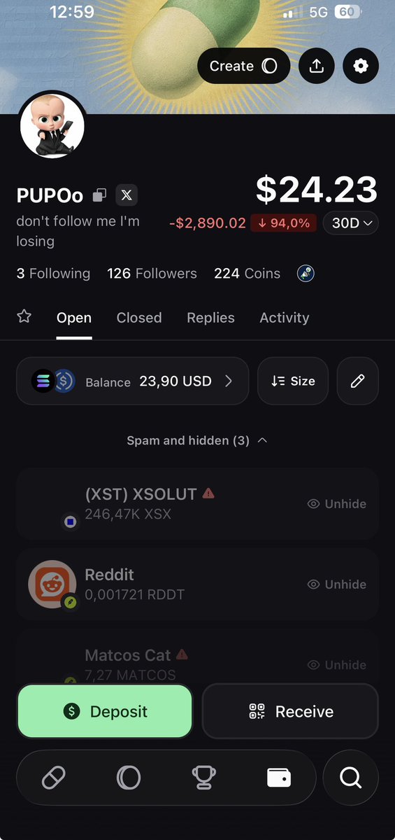 PUP0_'s tweet photo. I'm really sad, I can only find scams with these Memecoins, can anyone give me some advice on the https://t.co/GkFvZbqe0Z app?#pumpfun #memecoin #solana https://t.co/1DjAEtzawB