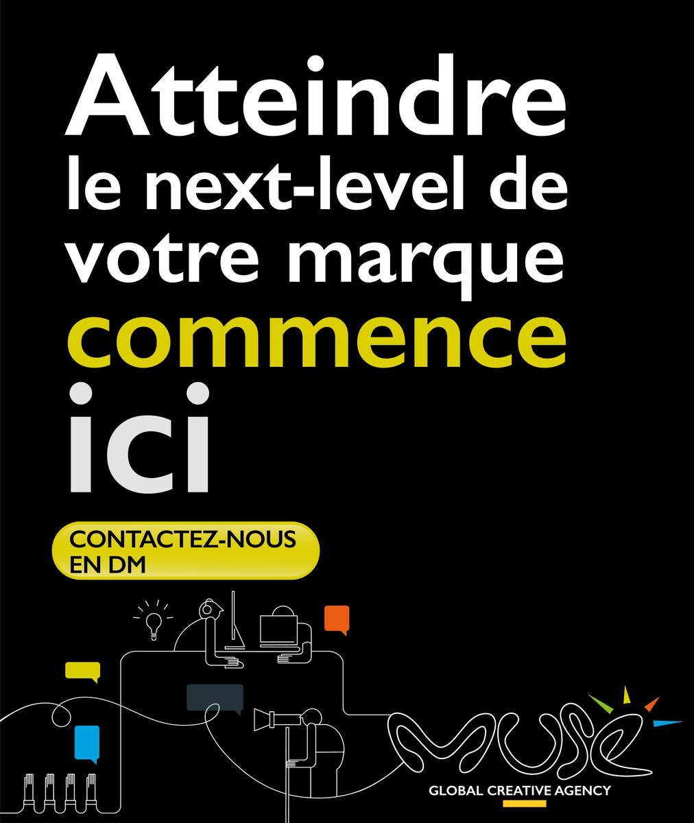MuseAgence's tweet photo. #AgenceMuse #Globalcreativeagency #Wearemuse #Branding #Brang #Créavolution https://t.co/DI9EGkhFTk