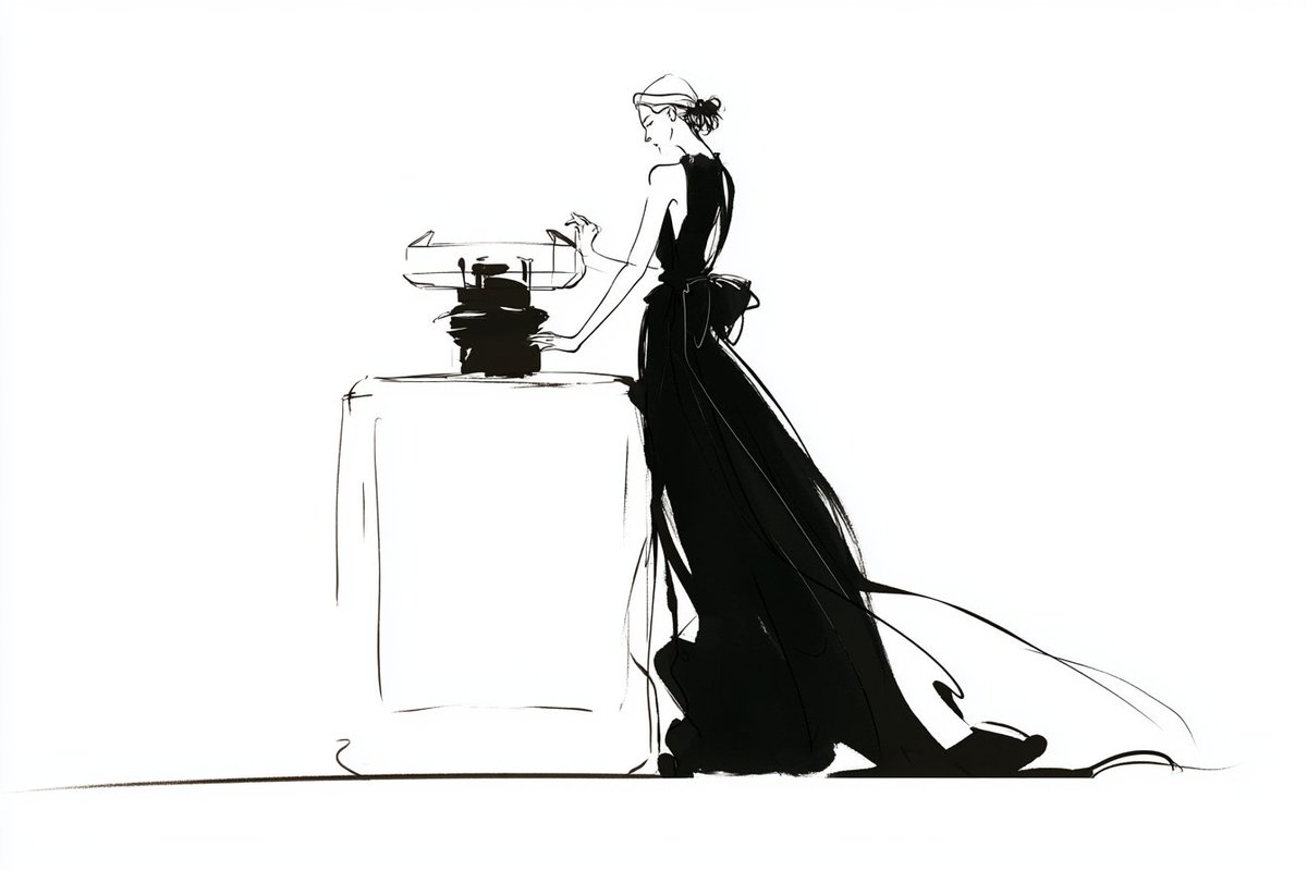 azed_ai's tweet photo. Prompt share: Timeless Line Elegance

💬 Prompt:
Elegant [subject] interacting with a [object], sophisticated black and white line art, delicate flowing outlines, refined illustration, minimal composition, graceful forms, luxury editorial aesthetic, crisp ink strokes, clean white background

Try it and share yours ✨