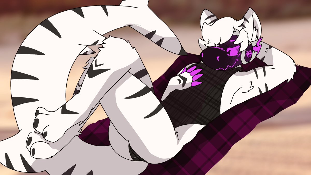 RallieCat321's tweet photo. Ha. Beachy. Protogen. https://t.co/8QKbCeeiQR