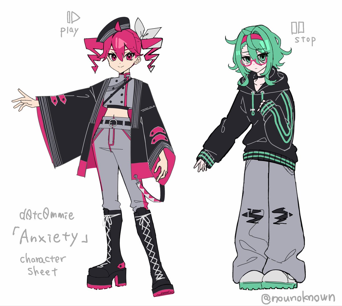 nounoknown's tweet photo. 不安・Anxiety / GUMI, 重音テトSV

設定画でした👀 https://t.co/LP1iz4vc2P