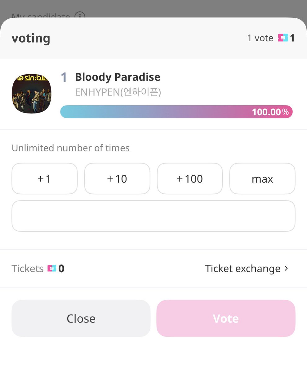 EN_CODEGLOBAL's tweet photo. [IDOLCHAMP] — SHOW CHAMPION PREVOTING

ENGENEs! Our first prevoting poll is now open! Start dropping your voting tickets now. 

Convert expiring ruby chamsims and time chamsims for now. Manage your chamsims as this is an UNLIMITED poll. 

🗳️ 1 🩷 = 1 ticket / 5💙 = 1 ticket
🗓️: ends Aug 24, 2:59 PM KST
🔗: https://t.co/hF4lGak2dx 

THE SIN BLISS OUT NOW
#THE_SIN_BLISS #THE_SIN_BLISS_OutNow #BloodyParadise #ENHYPEN @ENHYPEN @ENHYPEN_members