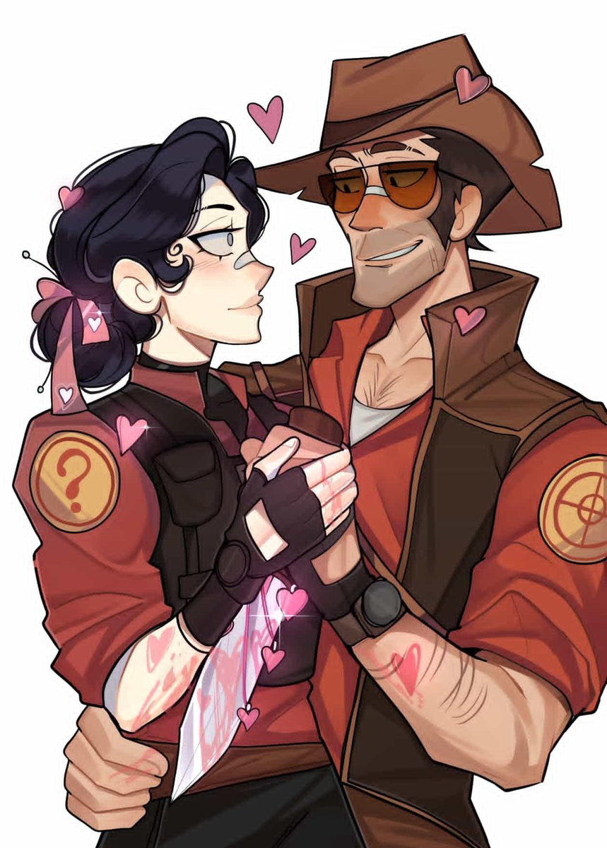 misspurpledd's tweet photo. [Apple of my Eye || Wild Card - SniperJack] 

This cooool coooool commission I got of Sniper and Jack for valentine's day some time ago from @/alozuniga10! 

Very cool, I likey, I smile

_

#tf2 #teamfortress2 #tf2sniper #tf2jackofalltrades #ocxcanon https://t.co/BjvHTbmayF