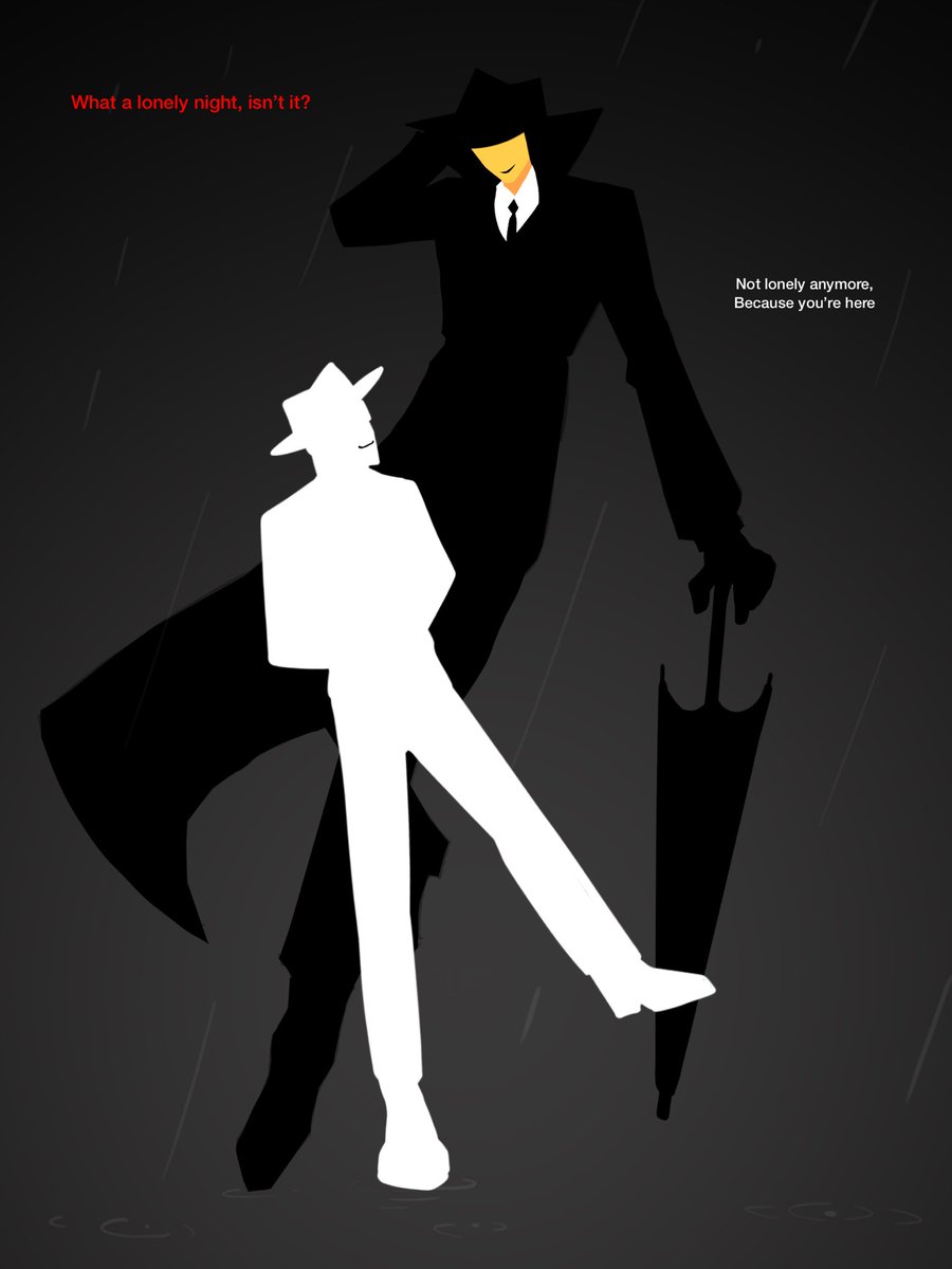 My_CazaRage's tweet photo. Can i feel the rain even i’m in the mirror? #doublefedora #Mafiosoforsaken #Chanceforsaken #mirrorau https://t.co/XEnyHLH83a