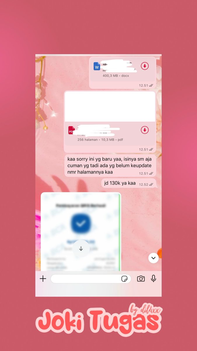 dil4xx's tweet photo. mauuu lanjutin testi ini yaahh🤗

joki rapihin 250+ halaman skripsi/tesis/tugas akhir. uda include daftar isi, daftar tabel, daftar gambar, daftar lampiran, dan penomoran halaman jggg yaaahh sesuai pedoman kampus🤗 https://t.co/4e5WlaORTB