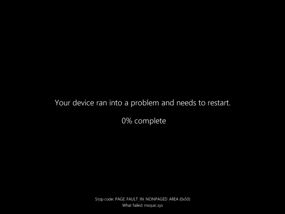 w3bd3vil's tweet photo. Microsoft's QUIC had a UAF (CVE-2026-62815), which can cause a BSoD on IIS with http/3 configured or SMB over QUIC. PoC included.
Both non-default, but internet-exposed assets are more than I expected. 
Read more https://t.co/IrCWbIuQ0M https://t.co/d3spK3NnSL