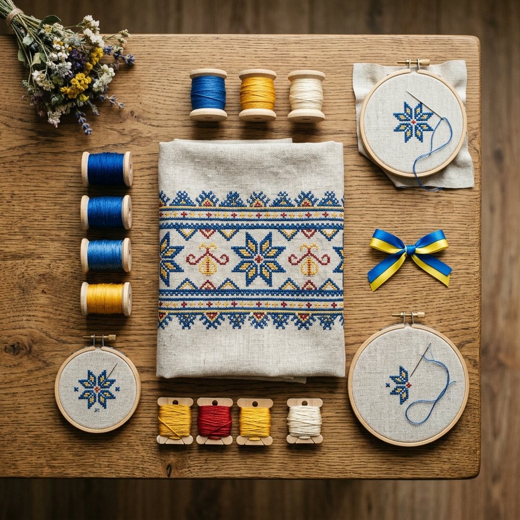 EmbroUkraine's tweet photo. Every color, every pattern means something. Ukrainian embroidery isn't just design — it's language. 💙💛

What does your heritage look like? https://t.co/CrsNUTIH9l