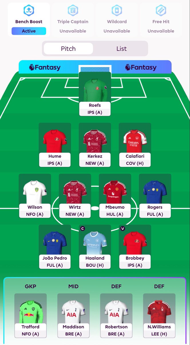 Dubs_LFC's tweet photo. I might be a little bias 

But my fav team name this year for FPL is 

‘Nyoni way is up’

And yes it’s the one I have 

And yes I haven’t seen anyone else using it so I’m claiming that 😂😂😂

Bench boost activated! Let’s goooo

Join the @BrothersInRed FPL 

Code is: cxgxav https://t.co/vhgwGr4PMj