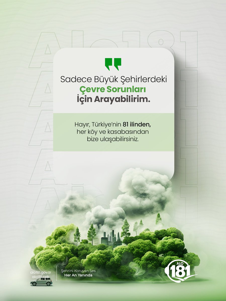 alo181csb's tweet photo. Çevre, şehircilik ve iklim değişikliğiyle ilgili konular sadece metropollerin değil, tüm memleketimizin ortak meselesidir. Biz de bu bilinçle; 81 ilimizin tamamında,  - En uzak köyümüzden en kalabalık ilçemize kadar,  - Türkiye'nin her köşesinde hizmetinizdeyiz. https://t.co/8rIHdWy4ye