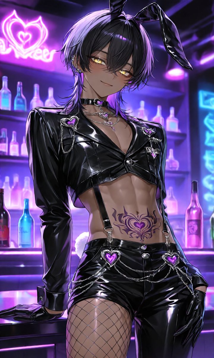 tonikaku_U0x0U's tweet photo. バニーの日
🐰×🩷×⛓️×🍸衣装企画。
⚠️ガチャ要素強め。
タトゥーがかなりランダムです。Tsubakiモデルだとセクシーなタトゥーになるかも？
あんまり自信ないですが、ツリーにプロンプト画像貼るのでよかったらお���いしましょう🎶誰でも。
⬇️⬇️⬇️ https://t.co/GuQjEqG3ru
