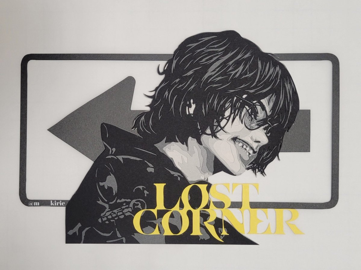 m___kirie's tweet photo. 『LOST CORNER』
2周年おめでとうございます！

 #米津玄師 
 #切り絵
 #LOSTCORNER https://t.co/gv3stR4zsz