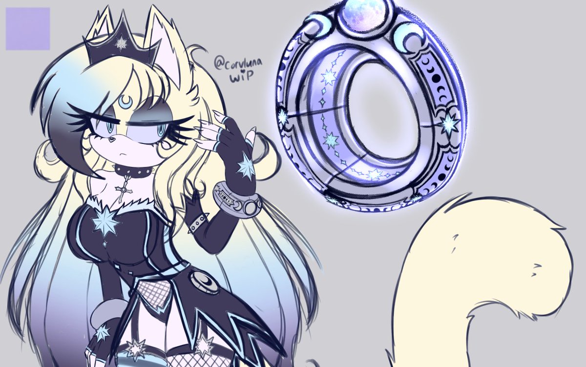corvluna's tweet photo. Still a heavy wip!! Adding colors &amp; tweaking stuff 🥴👍 https://t.co/pf3P0HRgLT