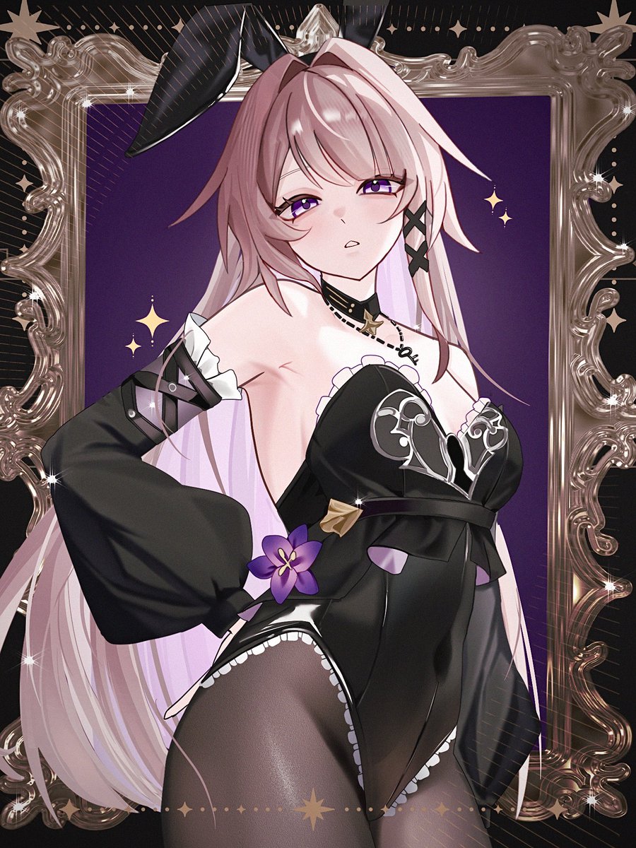 unimaru_sann's tweet photo. バニーの日！マダムヘルタ🐰 https://t.co/l9AxuKxYqX