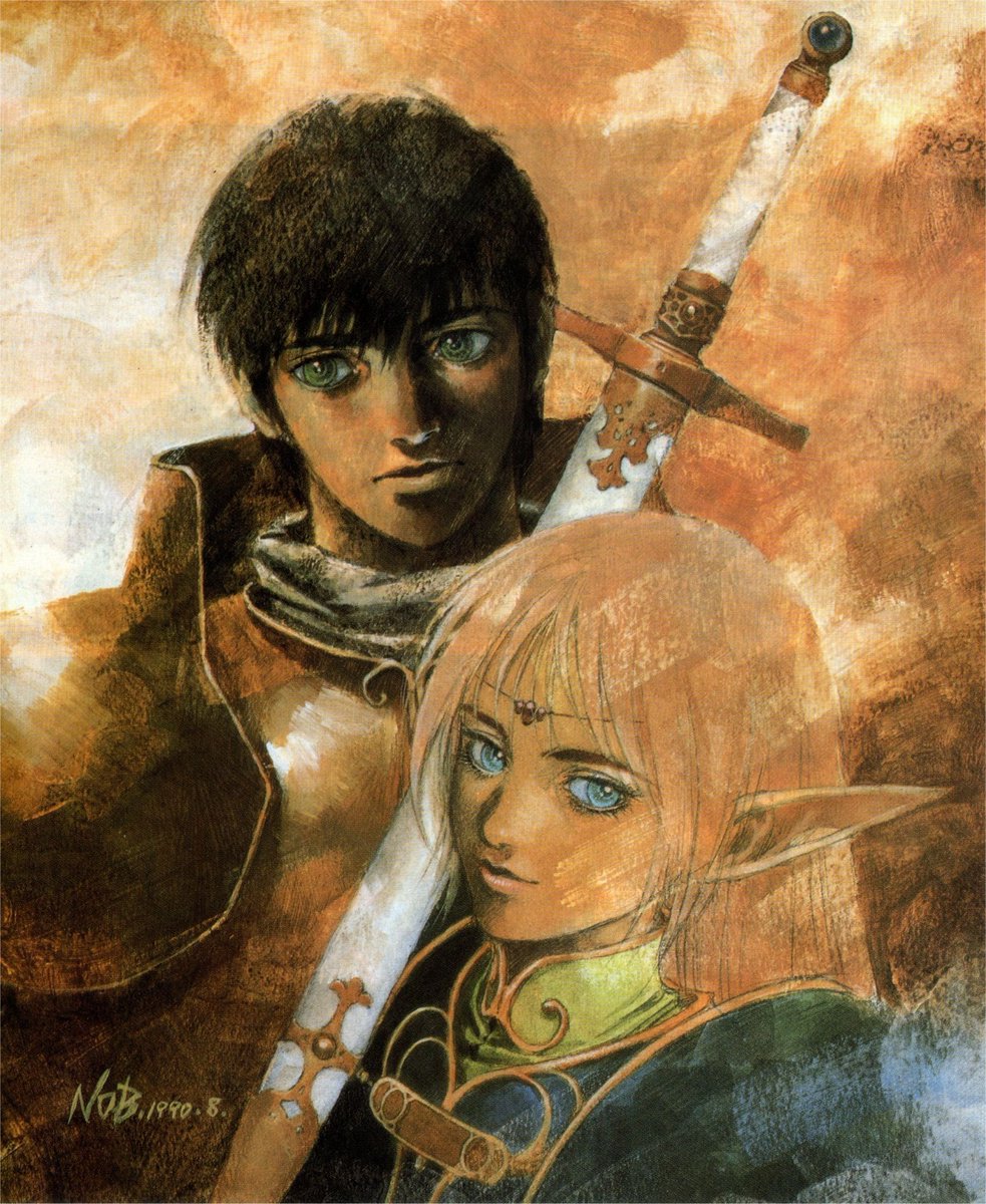 retro_anime's tweet photo. Record of Lodoss War artwork by Nobuteru Yuuki https://t.co/nL0NgjHeB4
