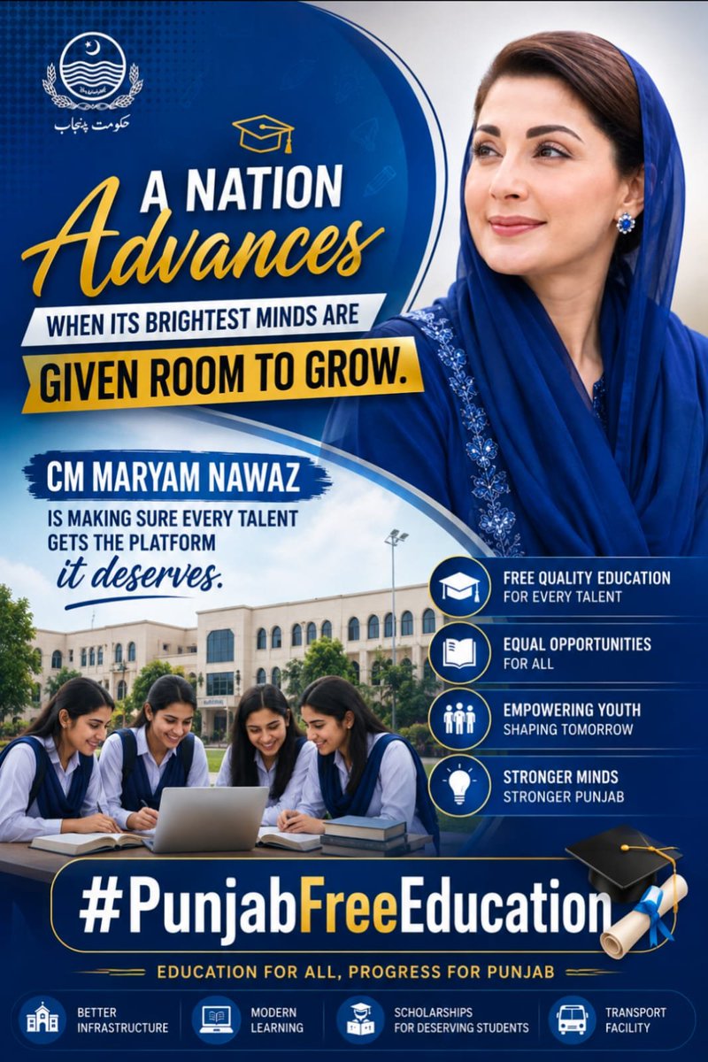 SadafOfficial1's tweet photo. Building a brighter future together! How can local communities best support our public schools alongside CM Maryam Nawaz’s reforms? Reply below! #PunjabFreeEducation
#Gps https://t.co/R6MRXD1ldJ