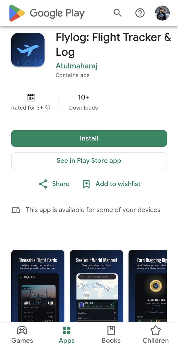 TheTechMaharaj's tweet photo. My first #Android App: 1.7Mn Downloads, 4.3 ⭐ - hand coded, messy codebase, bad design. 

FlyLog - vibe coded, learnt a lot, cleaner codebase, better UX. 

Just realised, both track miles ✈️ https://t.co/OLFXA5Gfb5