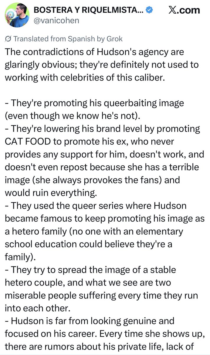 ronyhopee's tweet photo. The main problem is that most of sick hudcons are 40+ they’re bored and see a real person’s life as another show where there has to be drama and plot twists. In the real world all Hudson does is act in movies, be friends with Connor, date his gf of many years and love his cat https://t.co/1DtyZk5Sz3