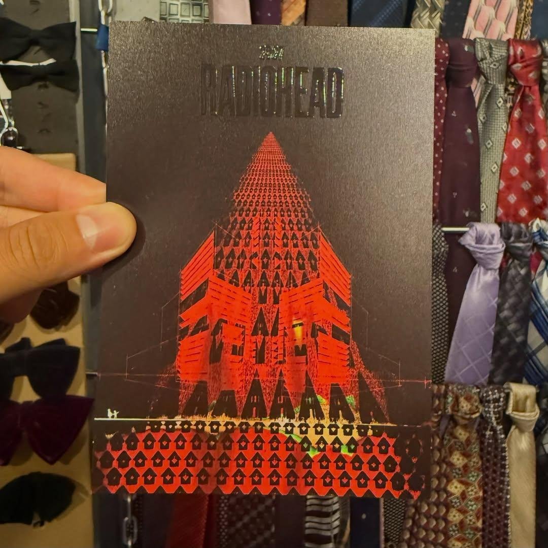 radioheadperu's tweet photo. Aparecen postales de Radiohead en Tokio, pre-anunciando fechas para 2027. Estaremos atentos a los detalles y los compartiremos tan pronto haya algo oficial. https://t.co/GOYRBYEgvH