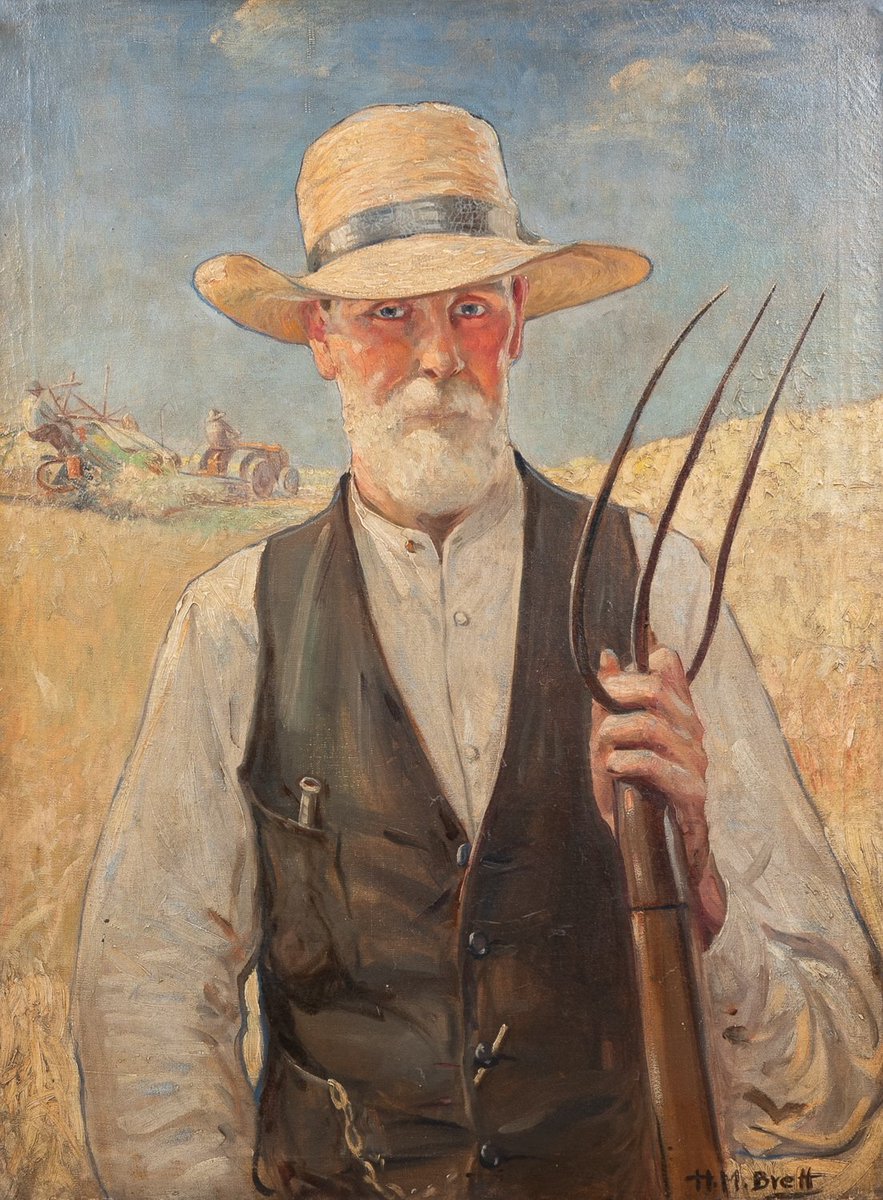 bearhouseman's tweet photo. "The true harvest of my daily life is somewhat as intangible and indescribable as the tints of morning or evening. It is a little star-dust caught, a segment of the rainbow which I have clutched."

Henry David Thoreau

Artwork from Harold Mathews Brett https://t.co/CwChSjtLmI