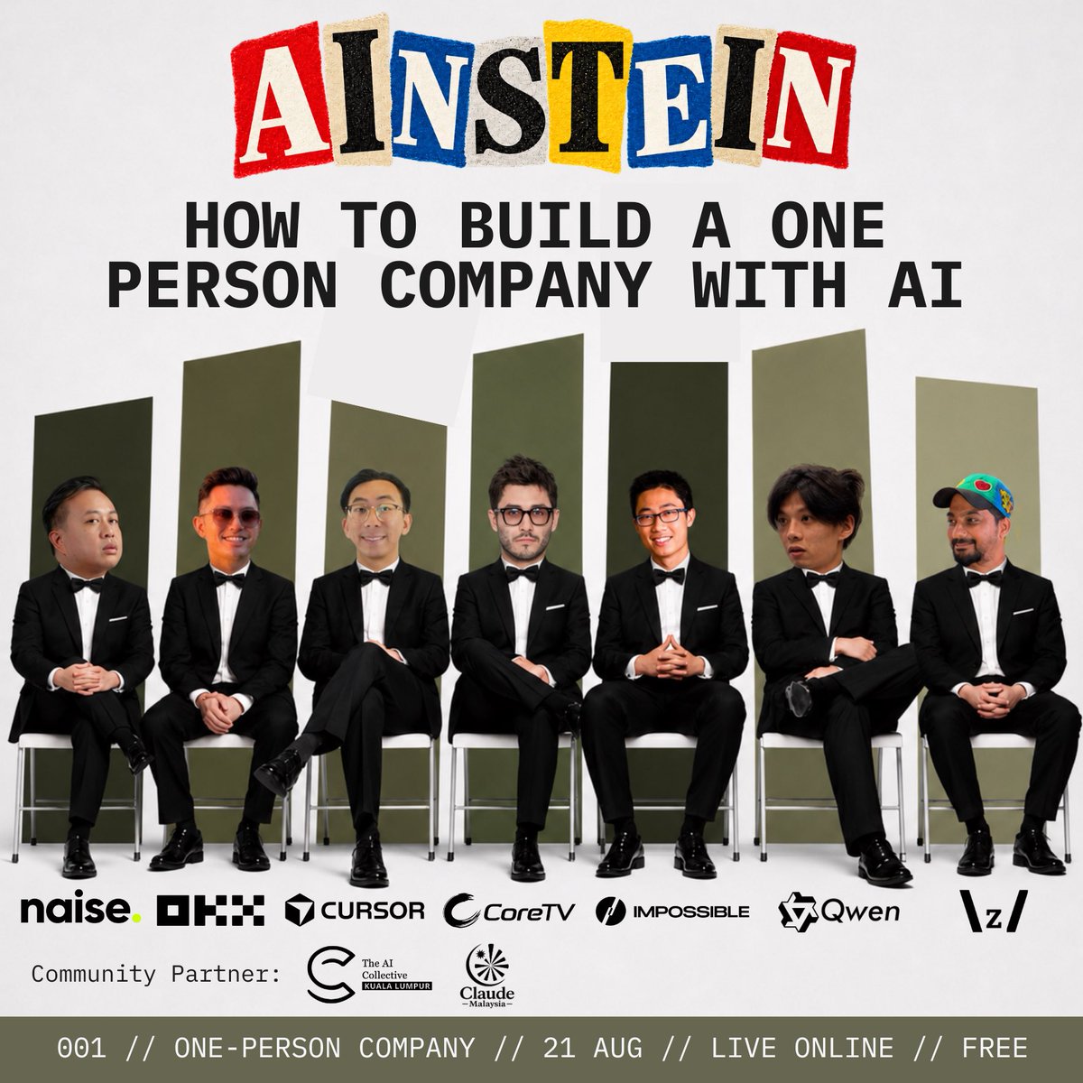 tolmachev_max's tweet photo. Tonight, I'm joining @AinsteinSkool  001 - a live conversation on building a one-person company with AI, hosted by my friend @pukerrainbrow  and @maeveknows  Ainstein Skool.

I'll be representing CoreAccess and CoreTV specifically - walking through the real pain points in AI video generation, what the market still gets wrong, and where it's actually heading over the next.

Good lineup to be part of. Alongside speakers from Naise AI, @okx , @cursor_ai , @impossible_ , @Alibaba_Qwen  and  Z - each covering their own corner of the AI world: trading, coding, models, infrastructure, and more.

It's free, live online, tonight at 8pm GMT+8.

Join here:
X: https://t.co/rakdF50mcQ
YouTube: https://t.co/hpPcyNY0yw
Luma: https://t.co/ZqGeQeVy0c
Skool community: https://t.co/xV5VN4rvqZ

See you there!