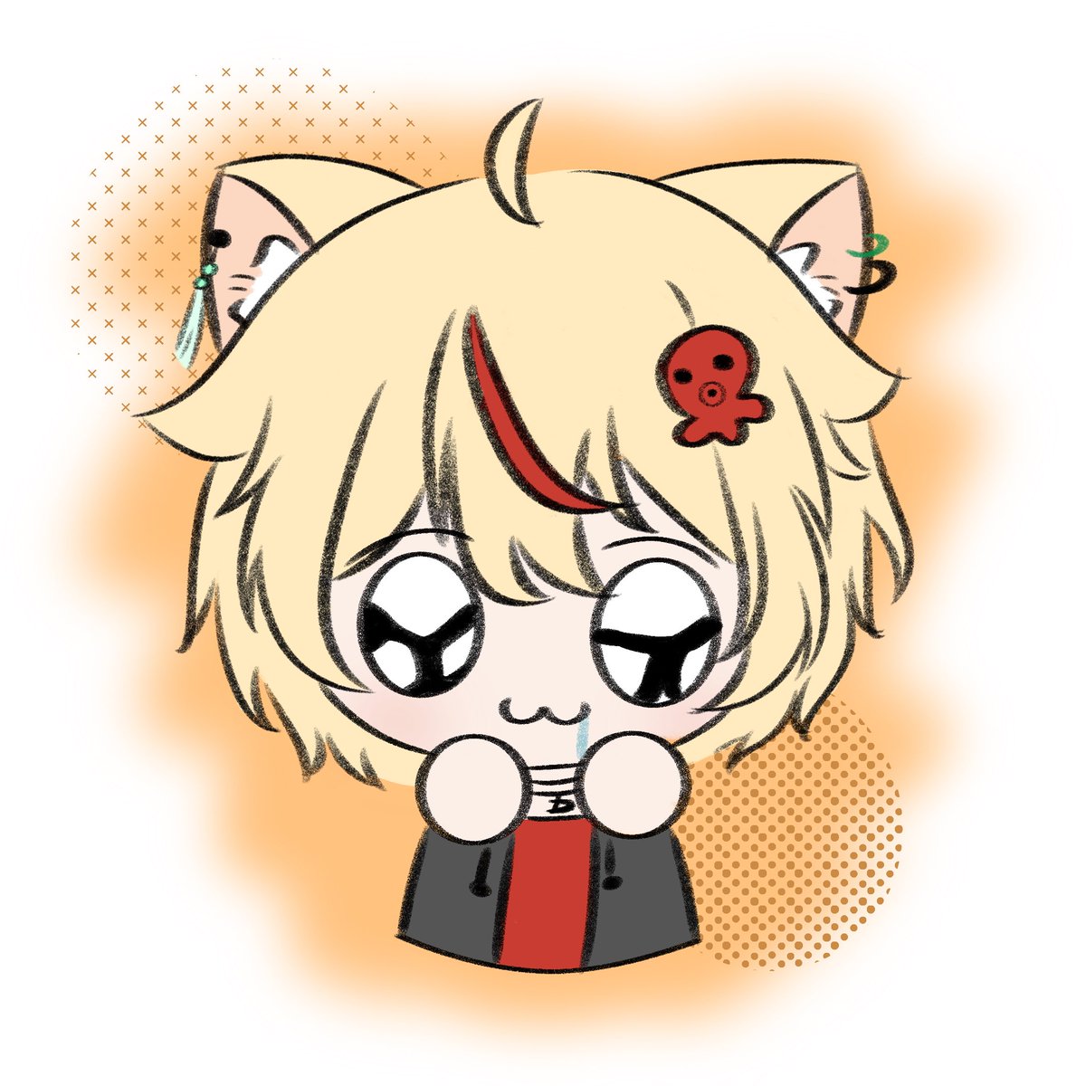mikinnelike's tweet photo. 猫耳かわいい🥺✨そしてタコの小さなヘアクリップもあります🐙

#たこ絵
#DFMFanArt https://t.co/N3KfR1k0e0