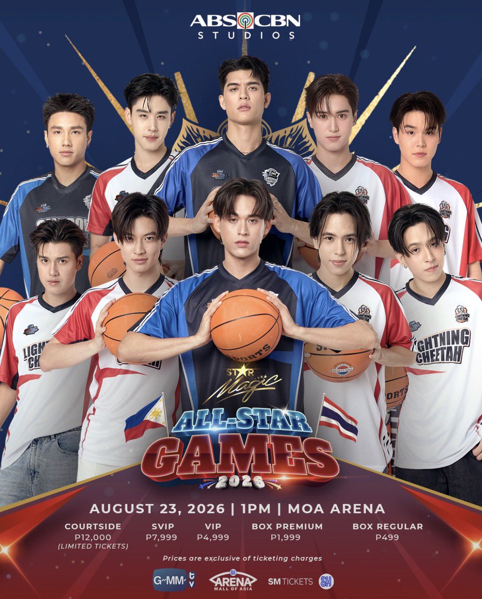 caskeyscat's tweet photo. A little schedule change for the friendly match between Team Philippines and Team Thailand! The boys won’t be joining the opening ceremony at 1 PM. They’ll be going straight to the main basketball game at 6 PM instead🏀

🗓️ August 23, 2026
📌 SM Mall of Asia Arena, Philippines
🕧 6 PM 🇵🇭 | 5 PM 🇹🇭 (Main Basketball Game)

Let’s cheer for our boys! ❤️💜

#AllStarGames2026
#JossGawin