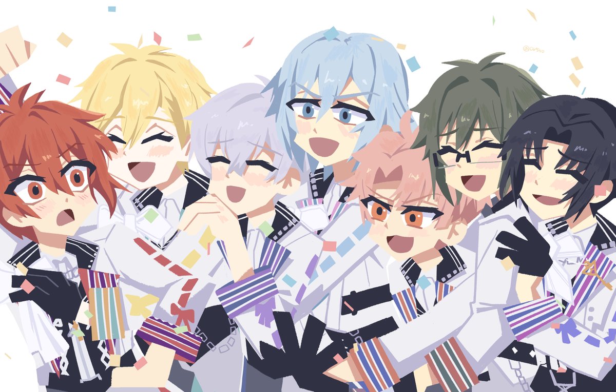 Or5Bo's tweet photo. 2024년부터 지금까지 7명 많이그렷다!!!!!🥹🌈
#アイナナ11周年 https://t.co/27lNwWhHUD