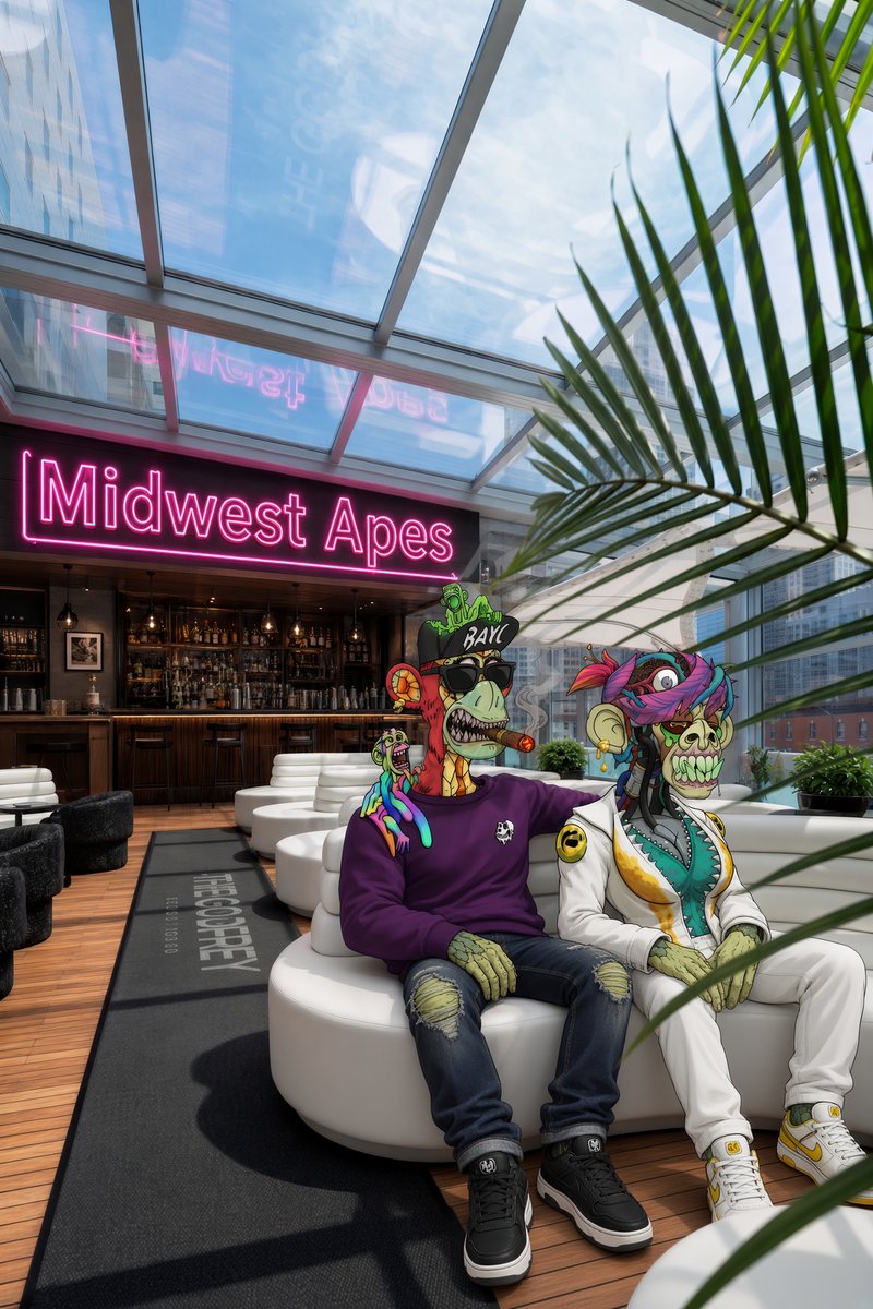 SMACKS_X's tweet photo. GM☕️

It’s finally Friday which means the first ever official meetup for the @MidwestApes is only 1 day away

Why haven’t you signed up to come hang with us❓

Hope to see you there🤩
🍌🍌BAYC4️⃣LIFE🍌🍌 https://t.co/etGlfQTHsS