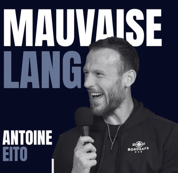 kevincao87's tweet photo. Depuis deux ans, Nicolas Lang réalise un podcast « Mauvaise Lang » avec des entretiens au long cours avec des acteurs du basket français. 

Parmi les nombreux invités - dont ses coéquipiers Labeyrie et Albicy - l’épisode avec @AntEito vaut le détour. 

https://t.co/wnyBnPOjal https://t.co/He9PWuWS9o