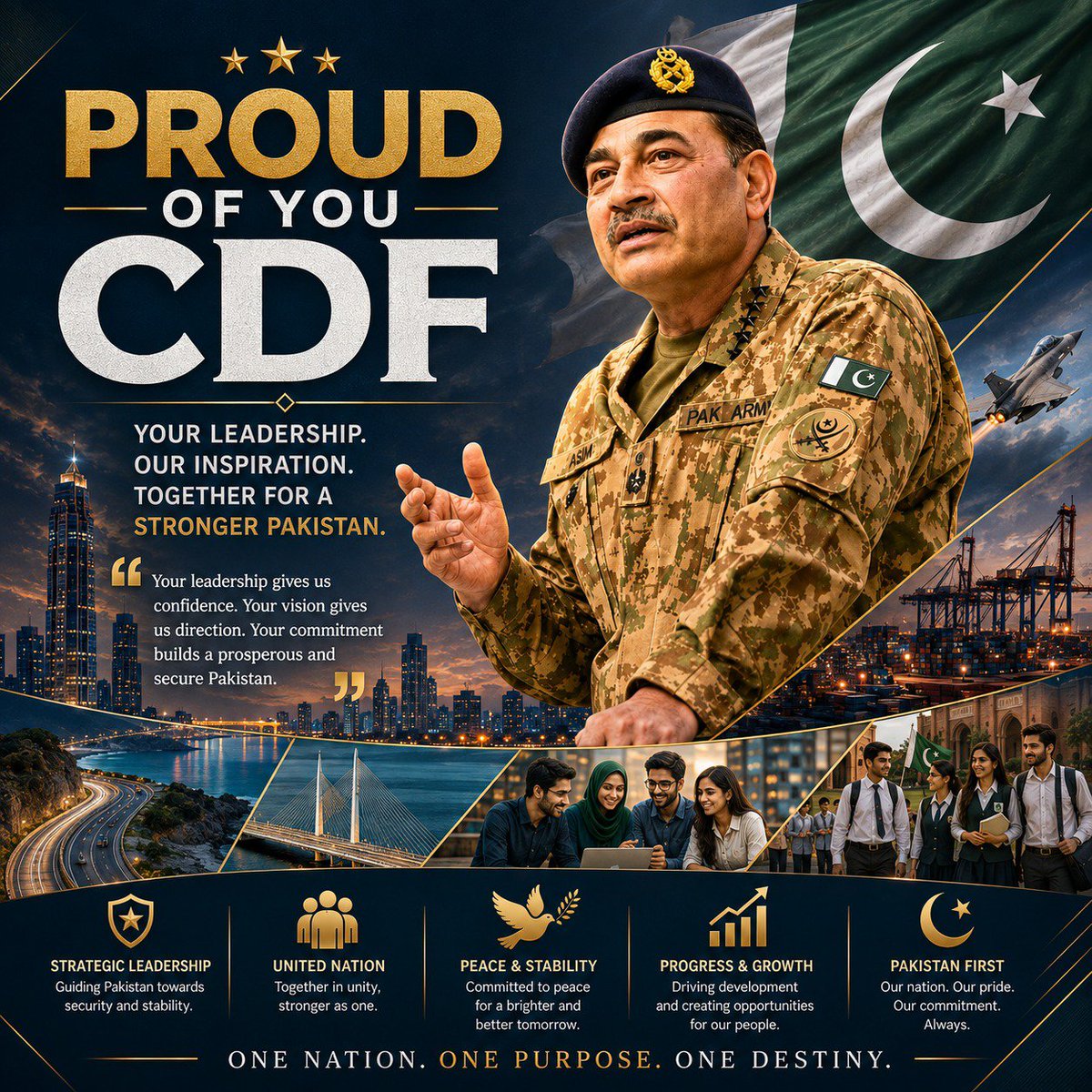 its_pandatalks's tweet photo. Pakistan’s resilience grows stronger through continuous modernization. The structural and technical reforms under CDF Asim Munir reinforce the preparedness of our defense institutions.
#SymbolOfStrengthCDF
#IronCladCDF
#ForwardVisionCDF
#BulandAzmCDF
#باوقار_عاصم_منیر https://t.co/qRzNe6rsqH