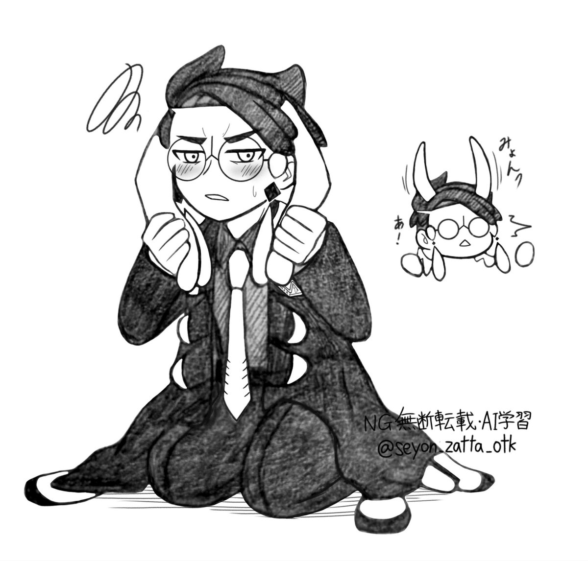 seyon_zatta_otk's tweet photo. 8/21なので🐰耳を生やされる🐦‍⬛バさん https://t.co/UtgWuL0vQX