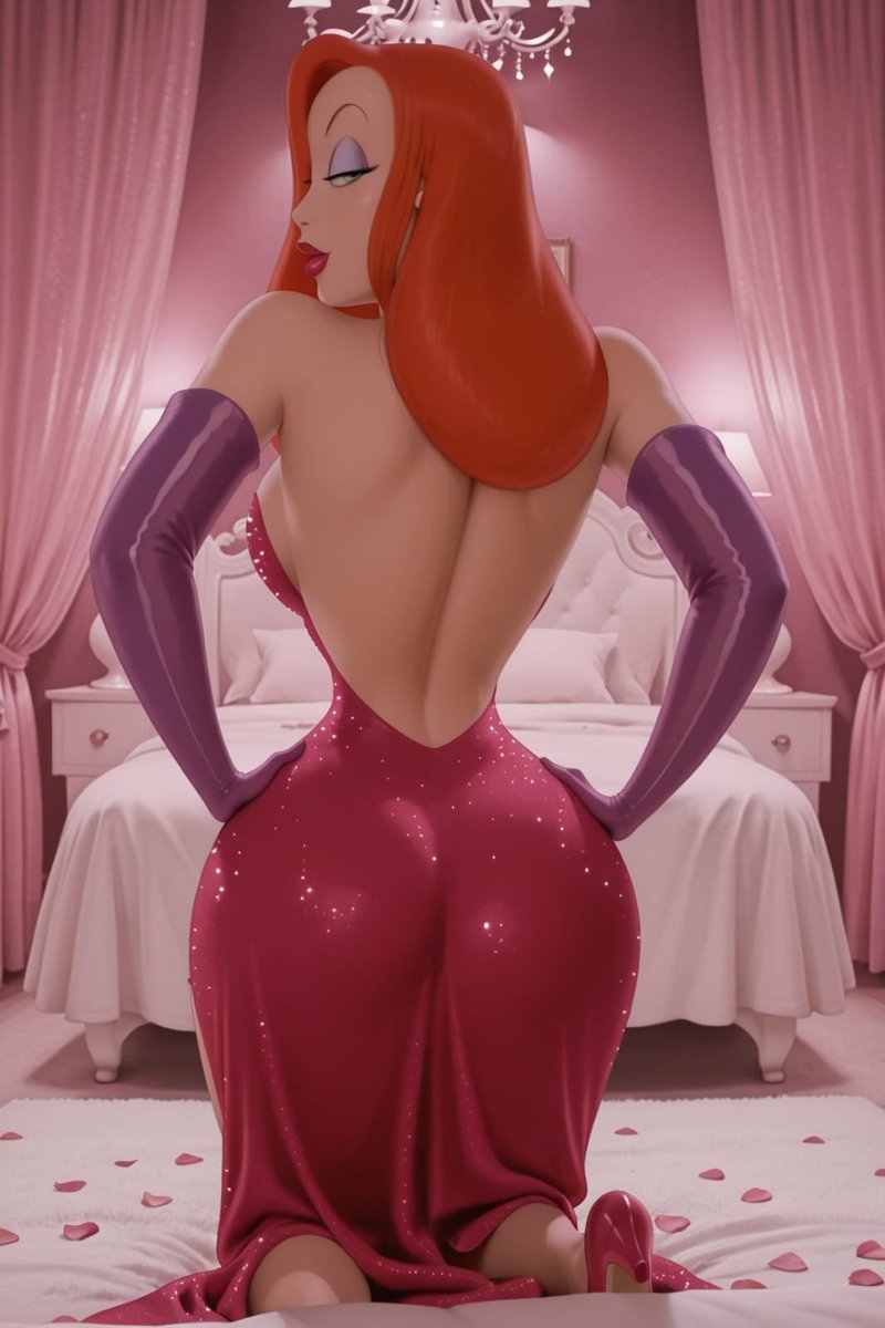 FantasyFrameAI's tweet photo. Jessica Rabbit sfw https://t.co/ct9CKmpLYM
