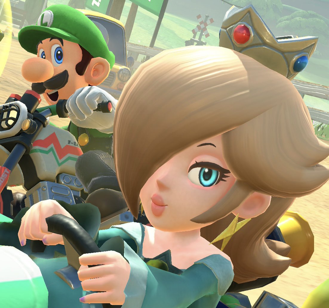 Midorigawa_3605's tweet photo. 😄#MarioKartWorld #Luigi
#PrincessRosalina #NintendoSwitch2 https://t.co/fqxTzsGtuT