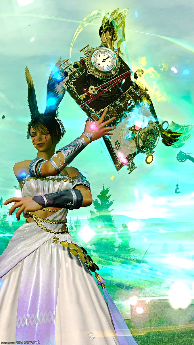 someTHINGp_M's tweet photo. 学者PW取った
４段階目からデカくなって嬉しい
#FF14 #ヴィエラ https://t.co/5yBgOQBr1E