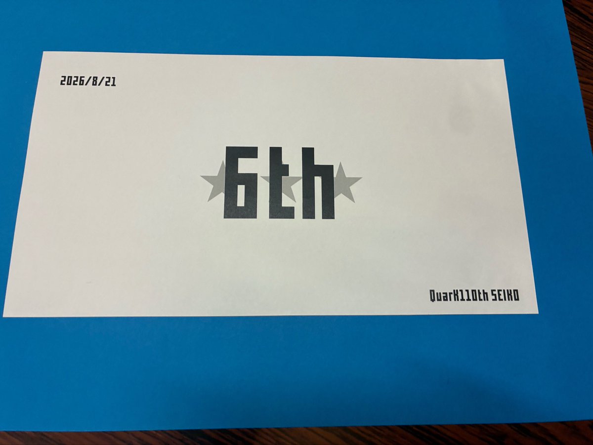 tarutarsouce's tweet photo. #QuarK110th
6th→SF-2
紙も押しもまだまだだと実感したので、課題が終わったら座学をもっとします
運営の皆さんはありがとうございました https://t.co/vVfLZkkWDx