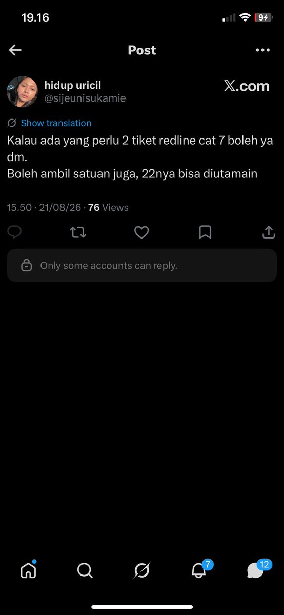 jowithyu's tweet photo. ‼️BEWARE SCAMMER TICKET NCT 127 THE REDLINE‼️ 

USERNAME @sijeunisukamie 

https://t.co/lIeZSnnrJJ

 #chilzenbantuchilzen https://t.co/4cYKNwyeEQ
