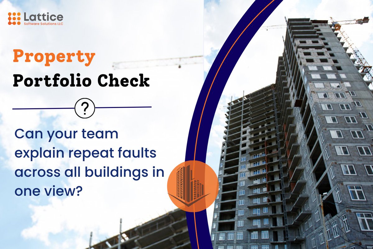ReflexionSuite's tweet photo. Knowing which building has a fault isn't enough. Can you explain why the same issues keep returning across your portfolio?

A portfolio-wide view turns reactive fixes into clear operational insight.

#PropertyManagement #FacilityManagement #CAFM https://t.co/O5FpecIKSg