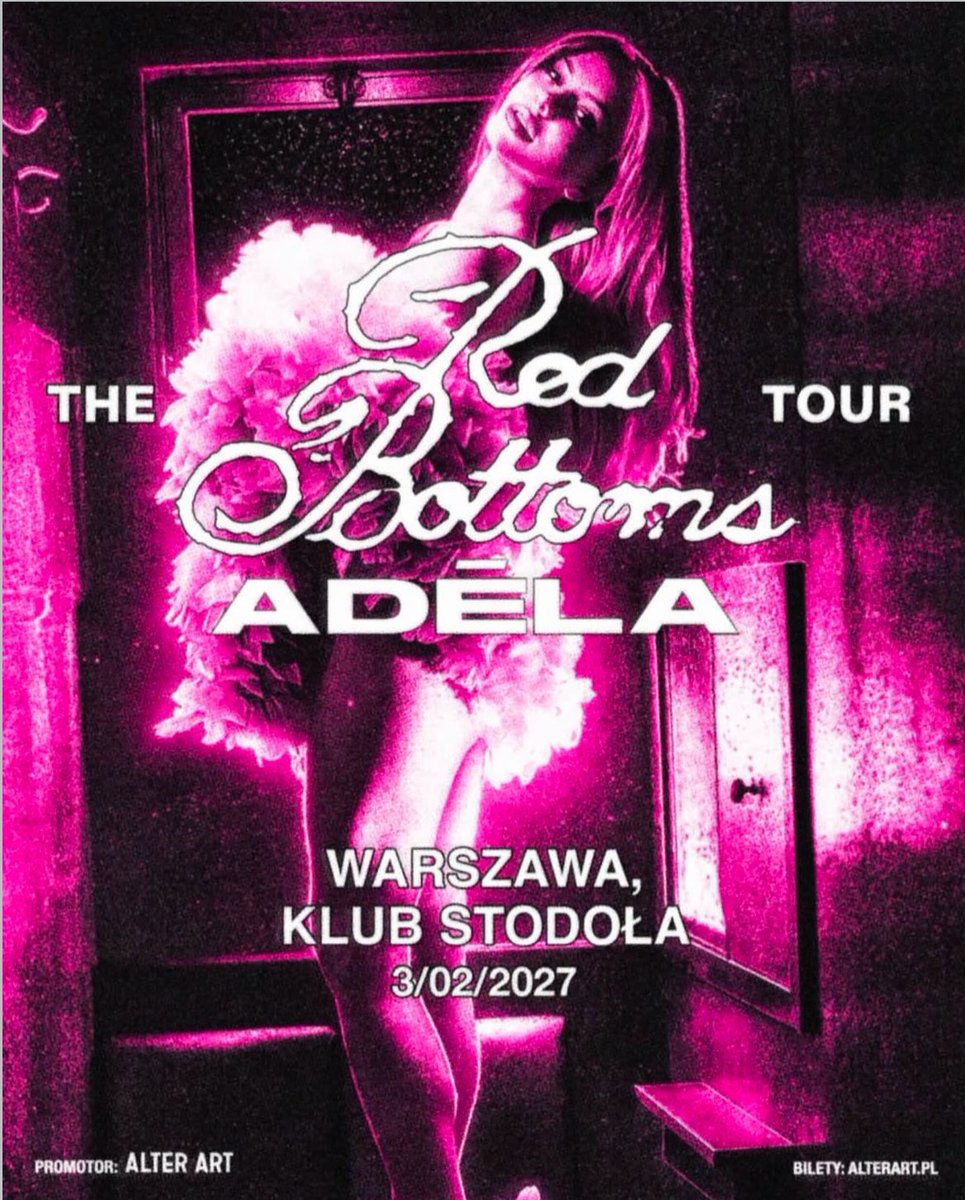 ADJERGOVAPL's tweet photo. THE BADDEST BITCHES ARE IN WARSAW! 3 lutego 2027, Klub Stodoła! https://t.co/hRXk4g6xbw