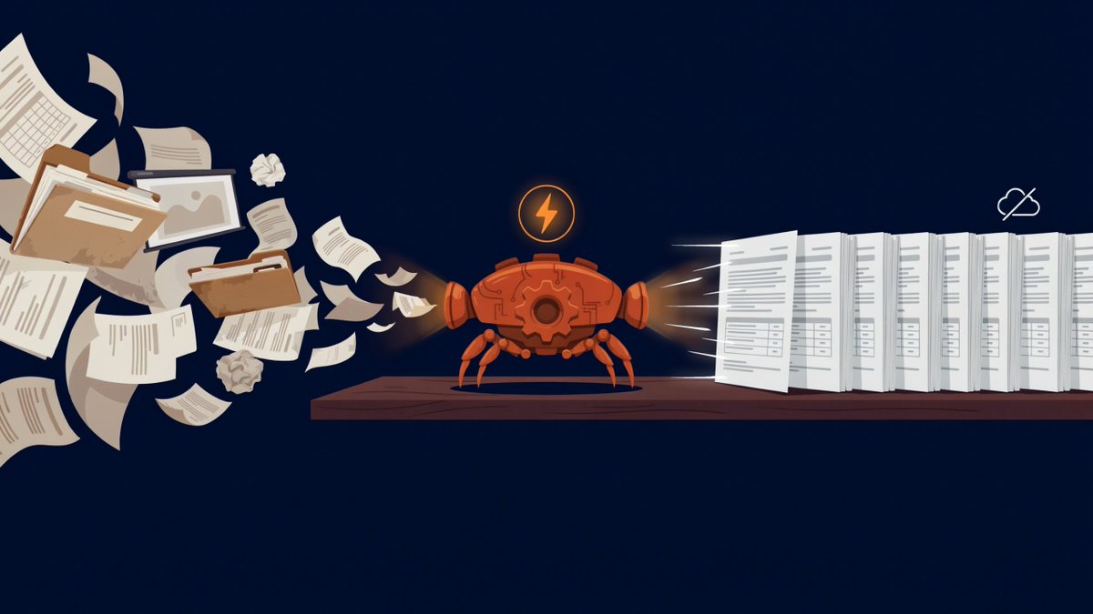 SylvainDeaure's tweet photo. Si tes agents (Claude, Hermès...) mangent du document, regarde ça : Firecrawl vient d'open-sourcer anydoc 🔥

Un convertisseur universel → Markdown, 100 % local, en Rust pur. 14 formats (docx, pptx, xlsx, PDF, epub, rtf...), médiane ~5 ms là où LibreOffice met 1 100 ms. Zéro cloud, zéro modèle ML.

Ce qui m'a plu en creusant 🧭

⚡ 500 docx → Markdown en 1,7 s. De quoi brancher la conversion en synchrone dans une boucle d'agent, sans file d'attente asynchrone ni callbacks.

🕵️ Détection par CONTENU, pas par extension : un faux .docx (du JSON renommé) est refusé proprement. Bonus inattendu : passe-le sur un vieux dossier, les fichiers signalés « malformed » sont ta liste de fichiers corrompus. Personne ne l'a conçu pour ça, ça marche quand même.

📐 Sortie unifiée en GitHub-Flavored Markdown : niveaux de titres, cellules fusionnées, notes de bas de page, speaker notes des slides : les mêmes règles quel que soit le format d'entrée, un .doc de 2003 ou un .pptx d'hier.

🤝 Et il est honnête : un PDF scanné renvoie « Unsupported » au lieu d'une bouillie best effort. L'OCR reste ton affaire.

Les médianes réelles par format (tests communauté, 206 fichiers) : csv/xlsx sous 5 ms, docx ~6 ms, pptx et pdf ~22 ms. Compte ~20 s pour 1 000 pptx. Succès : 98 % une fois écartés les faux fichiers. Encore en 0.1.x : en prod, gère les erreurs par catégorie (encrypted, unsupported, malformed).

Intégration agent en une ligne :
npx skills add firecrawl/anydoc
et ton agent convertit seul les documents qu'il croise.

https://t.co/SFaclkPDUZ