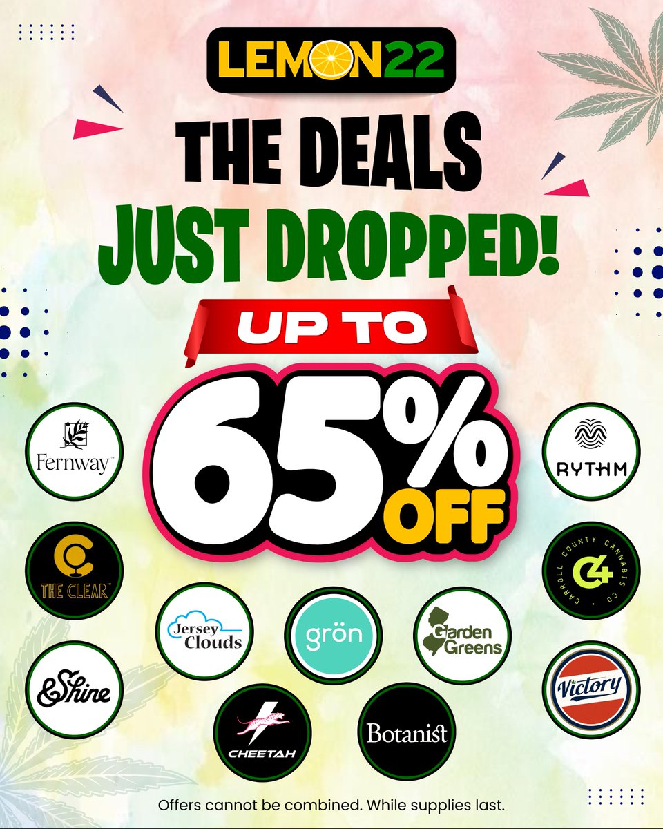 lemon22nj's tweet photo. 🚨 THE DEALS JUST DROPPED! 🚨

Your favorite brands are bringing the heat with UP TO 65% OFF 🔥💚

💥 Limited-time offers
💚 Multiple brands
💸 Major savings

Which deal are you grabbing first? 👇

Offers cannot be combined. While supplies last.

#ScotchPlains https://t.co/Hy3XNRLlo2