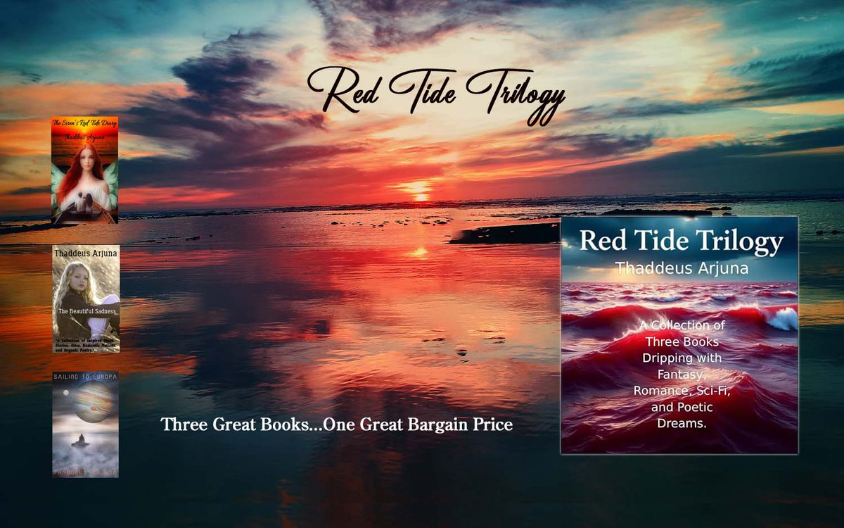 GhostThe50178's tweet photo. @MTHart12 https://t.co/kyVyagq5oG
3 Great Books at 1 Great Price, 🪐$5.99💃$5.99🪼$5.99🌹 #Castaways Set Adrift Off the Dry Tortugas Must Rely On A Mysterious Siren Who Pledges Their Safety to Get Home! A Martian Prince Dreams of Exotic Oceans Beneath The Icy Crust Of Europa! #PoetryNation https://t.co/LzPa3BsFc5